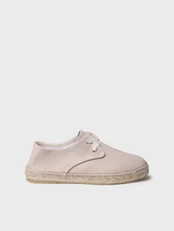 ABRIL - Closed vegan espadrille for women with laces