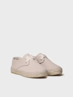 ABRIL - Closed vegan espadrille for women with laces