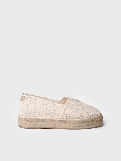 AITANA - Women's flat espadrilles in crochet