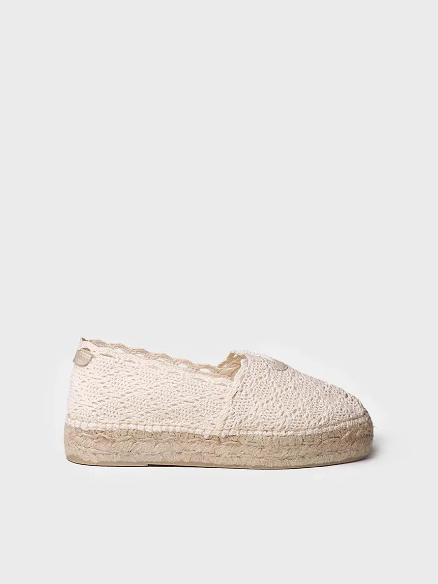 AITANA - Women's flat espadrilles in crochet