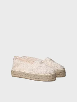AITANA - Women's flat espadrilles in crochet