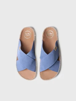 BALI-A - Flat sandal with crossed straps