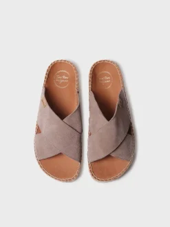 BALI-A - Flat sandal with crossed straps