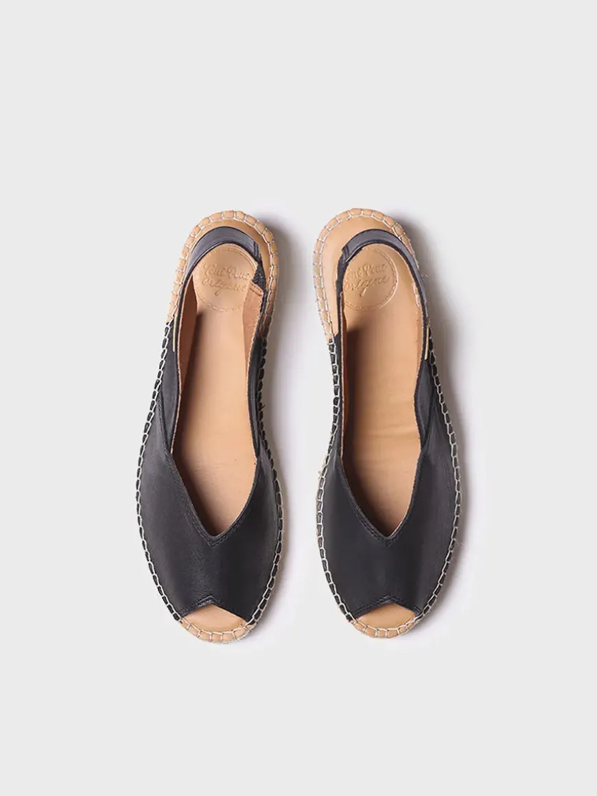 BERNIA-P - Women's wedge espadrilles in leather