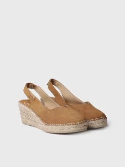 BETTY-A - Women's closed wedge espadrilles in suede