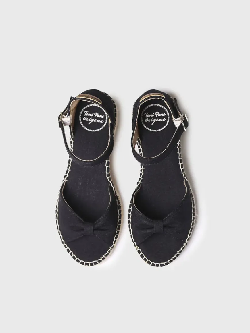 BILMA-L - Espadrilles with lace-up wedge