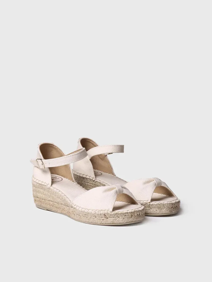 BILMA-L - Espadrilles with lace-up wedge