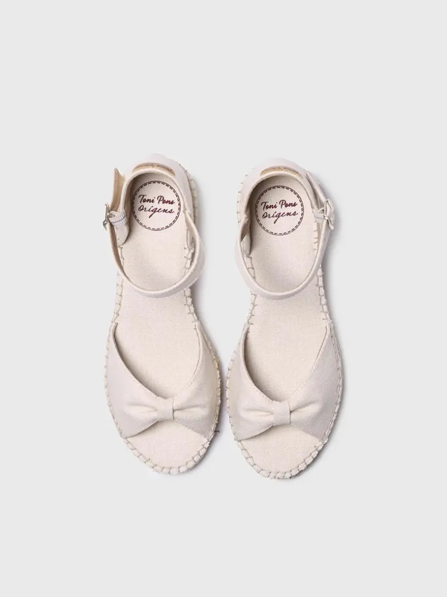 BILMA-L - Espadrilles with lace-up wedge