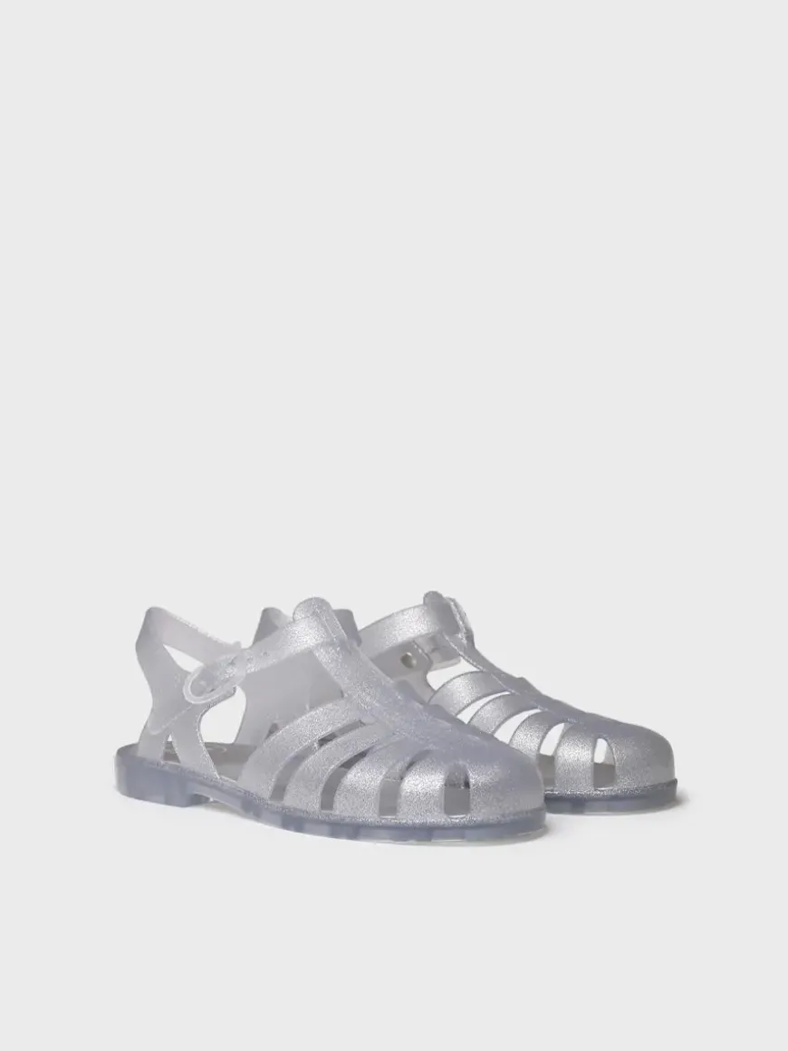 CALA - Women's waterproof jelly sandals with glitter