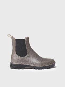 CANNES - Women's glitter effect Chelsea style rain boot