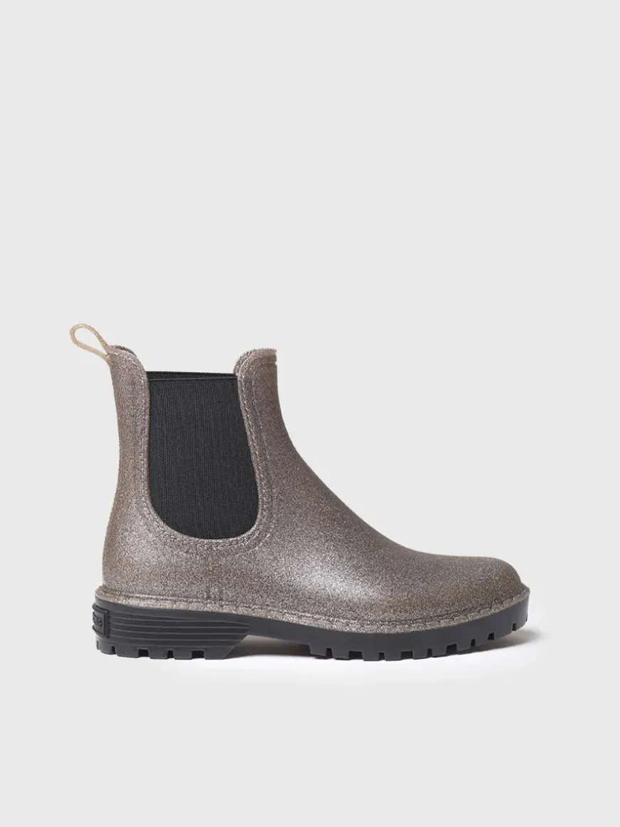 CANNES - Women's glitter effect Chelsea style rain boot