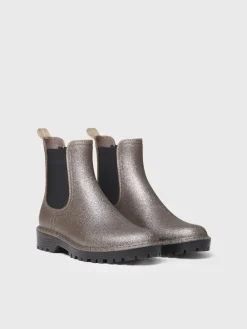 CANNES - Women's glitter effect Chelsea style rain boot