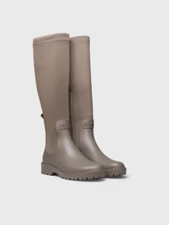 CARDIFF - Rain boot for women in rubber and lycra