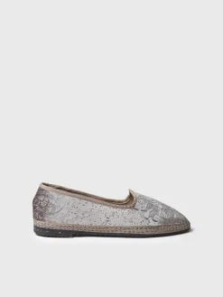 CATIA - Velvet jacquard fabric Mary Jane shoe for women