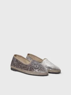 CATIA - Velvet jacquard fabric Mary Jane shoe for women