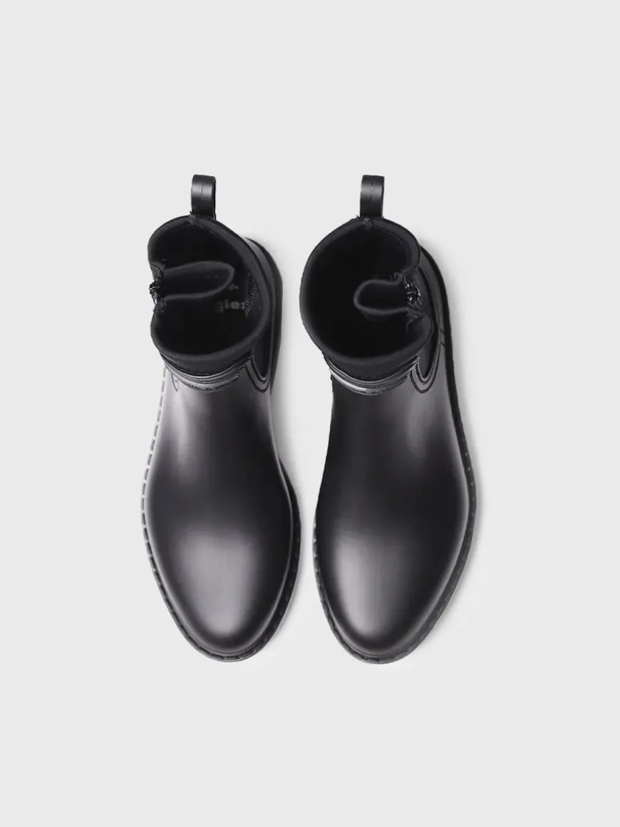 CLAIS - Women's Neoprene and Rubber rain Ankle boot