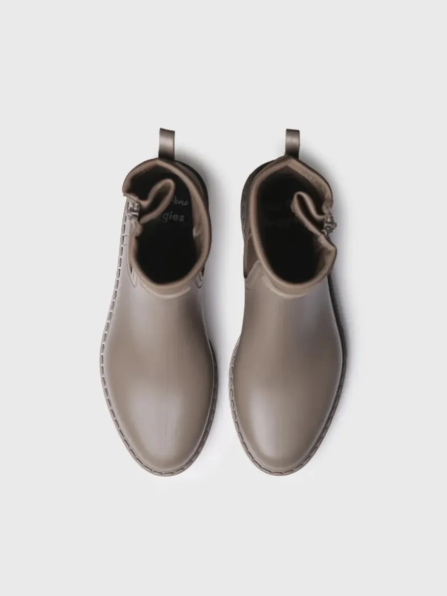 CLAIS - Women's Neoprene and Rubber rain Ankle boot