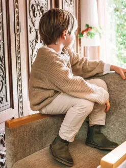 CORA-SY - Chelsea Boot for Kids in Suede