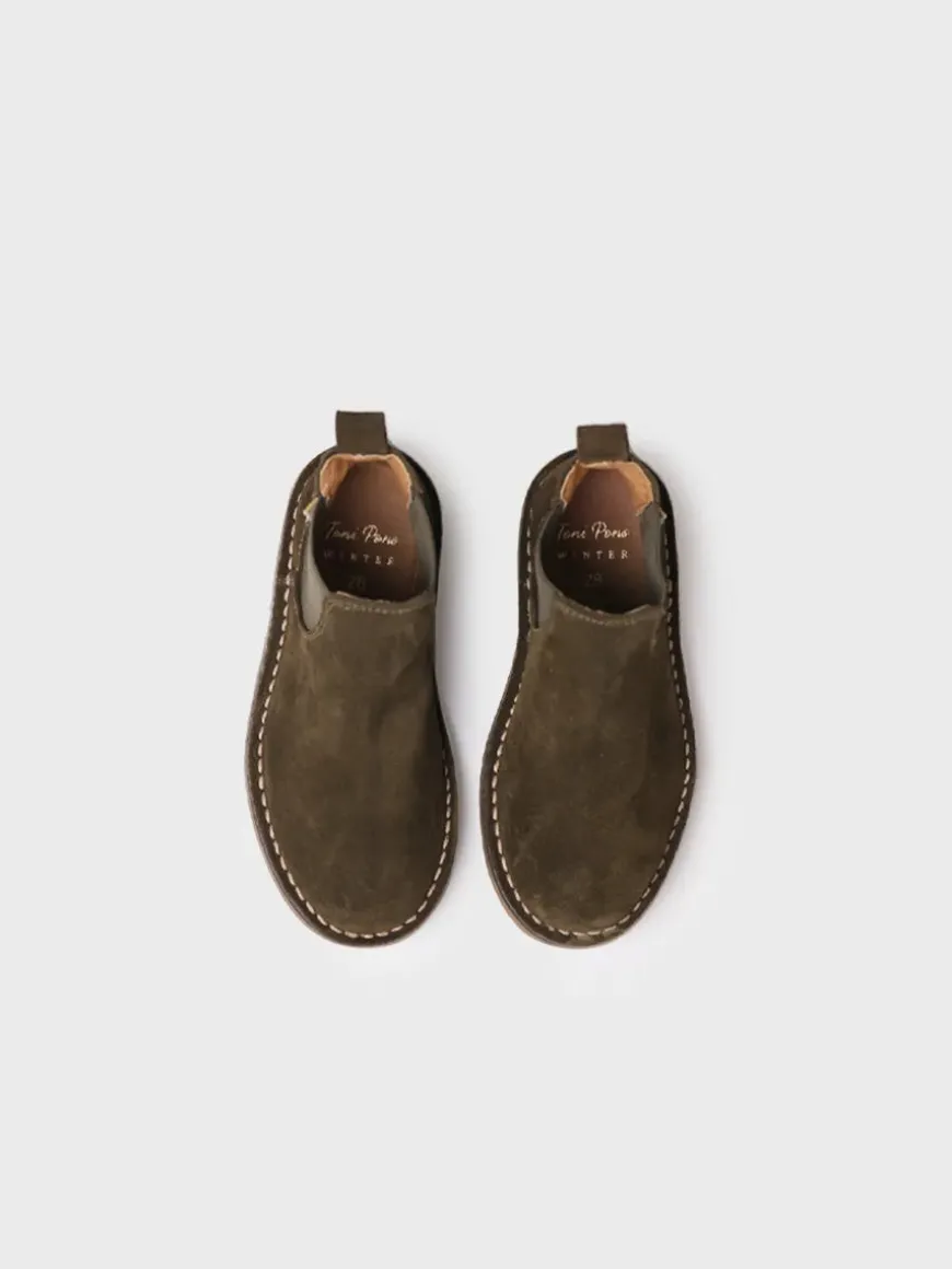 CORA-SY - Chelsea Boot for Kids in Suede