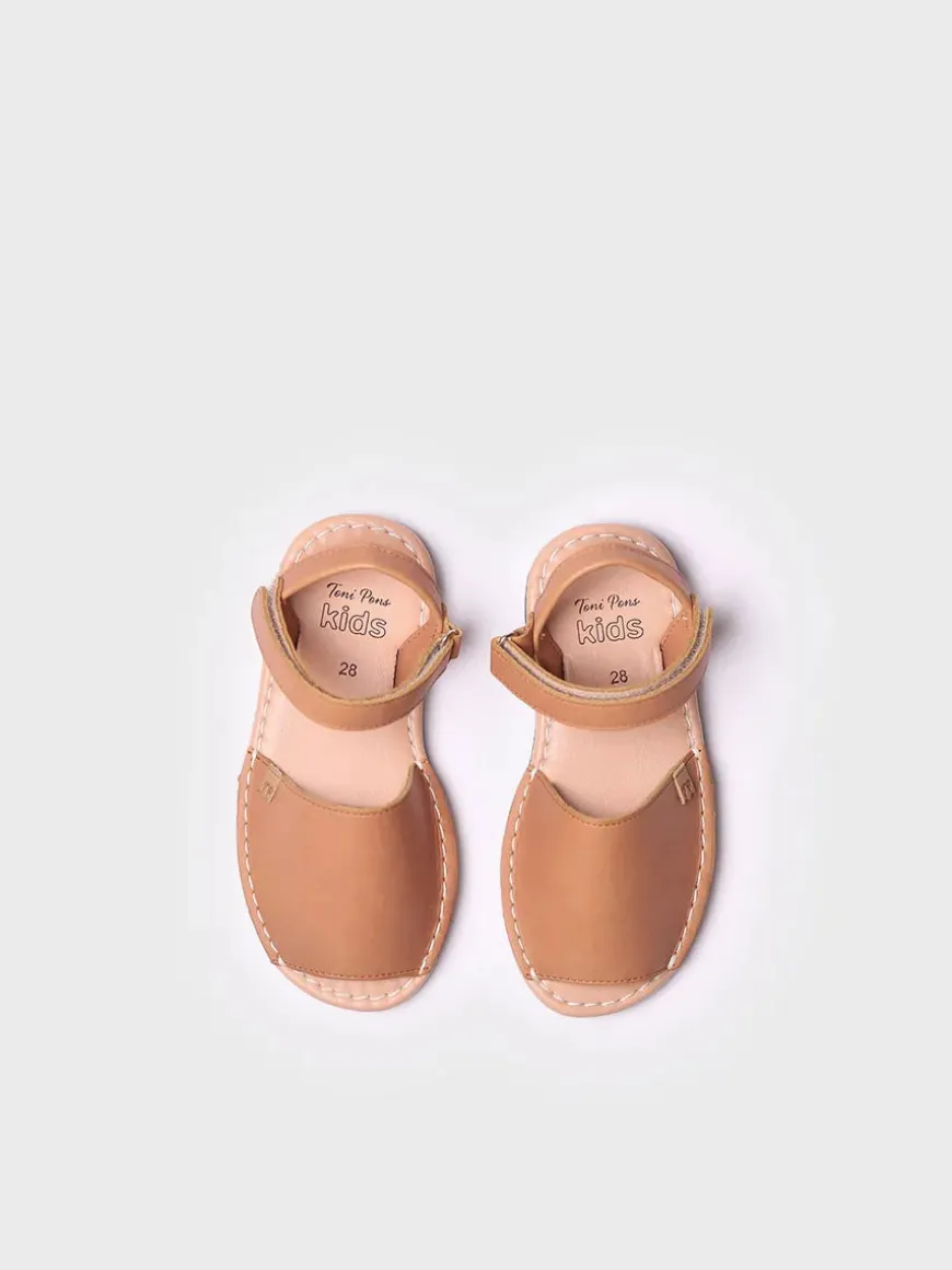 COVA-SA - Children's shoe in leather with velcro closure