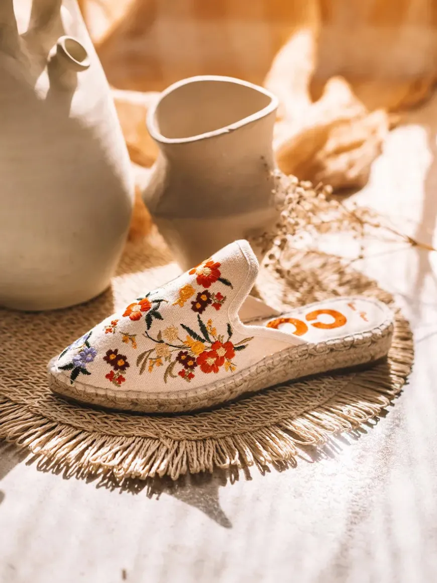 CULIP - Women's embroidered espadrille