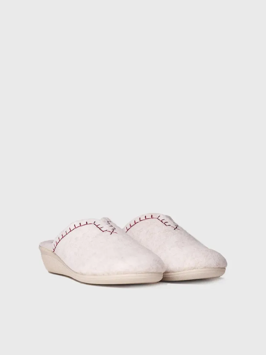 CUNIT-FR - Women's clog-style shoe made from recycled felt