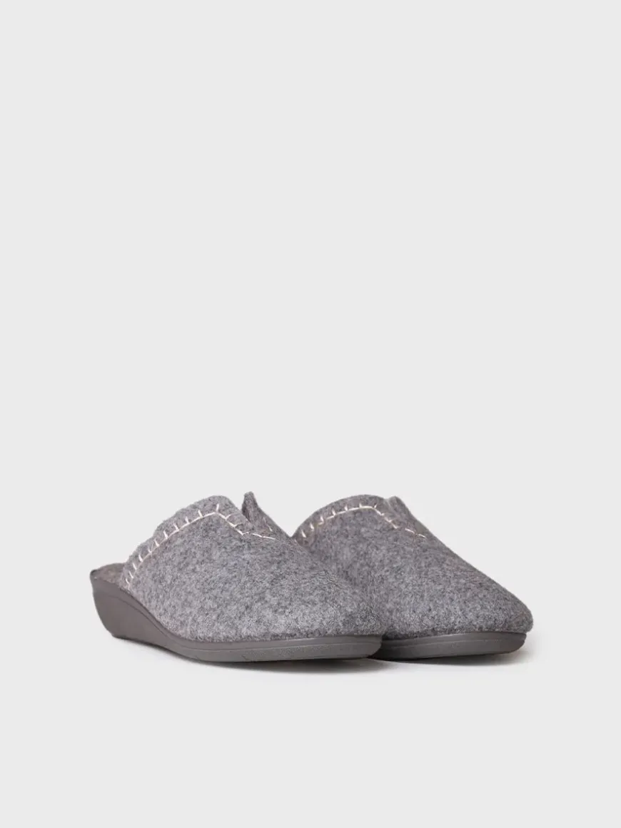 CUNIT-FR - Women's clog-style shoe made from recycled felt