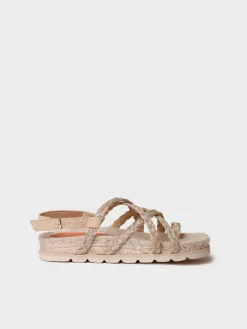DAISY-PH - Jute flat sandal for women