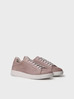 DALMAU - Men's nubuck leather trainer with laces