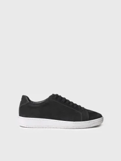 DALMAU - Men's nubuck leather trainer with laces