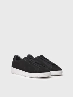 DALMAU - Men's nubuck leather trainer with laces