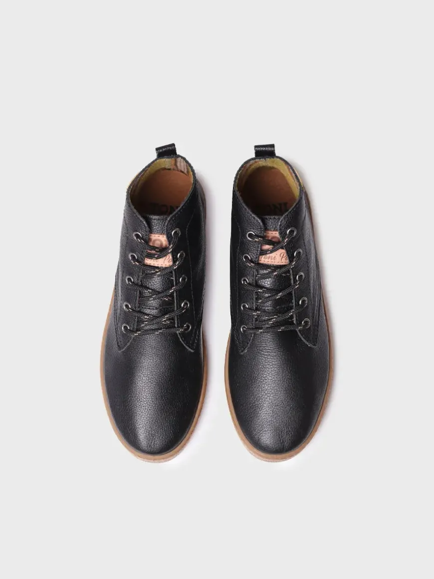 DALTON-PO - Men's Lace-up leather Ankle boots