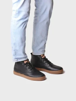 DALTON-PO - Men's Lace-up leather Ankle boots