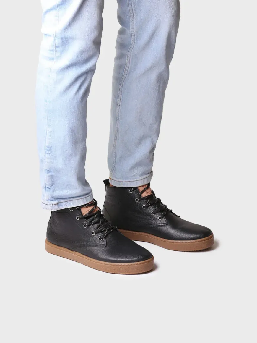 DALTON-PO - Men's Lace-up leather Ankle boots