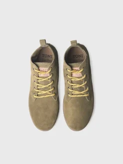 DALTON-SY - Men's Lace-up Ankle boot in Suede grey