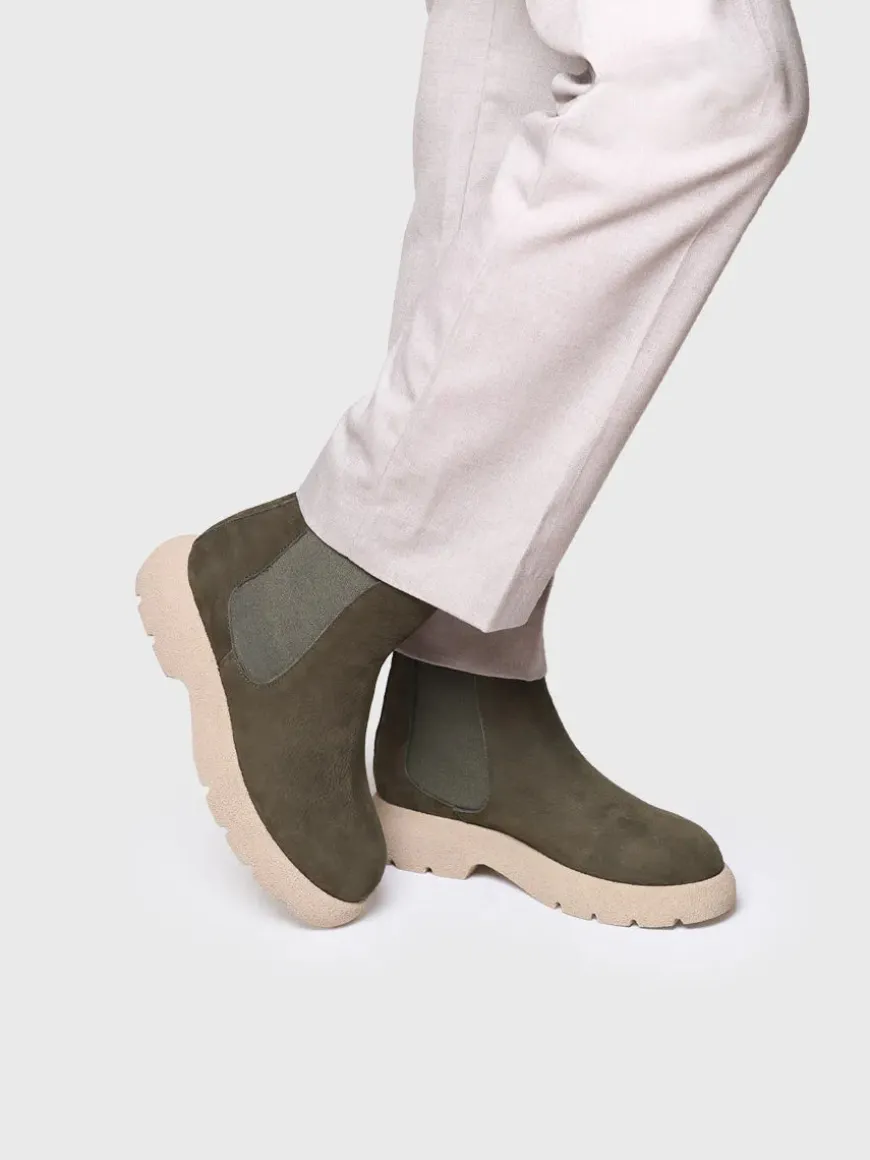 DAVINIA - Suede leather boot for women