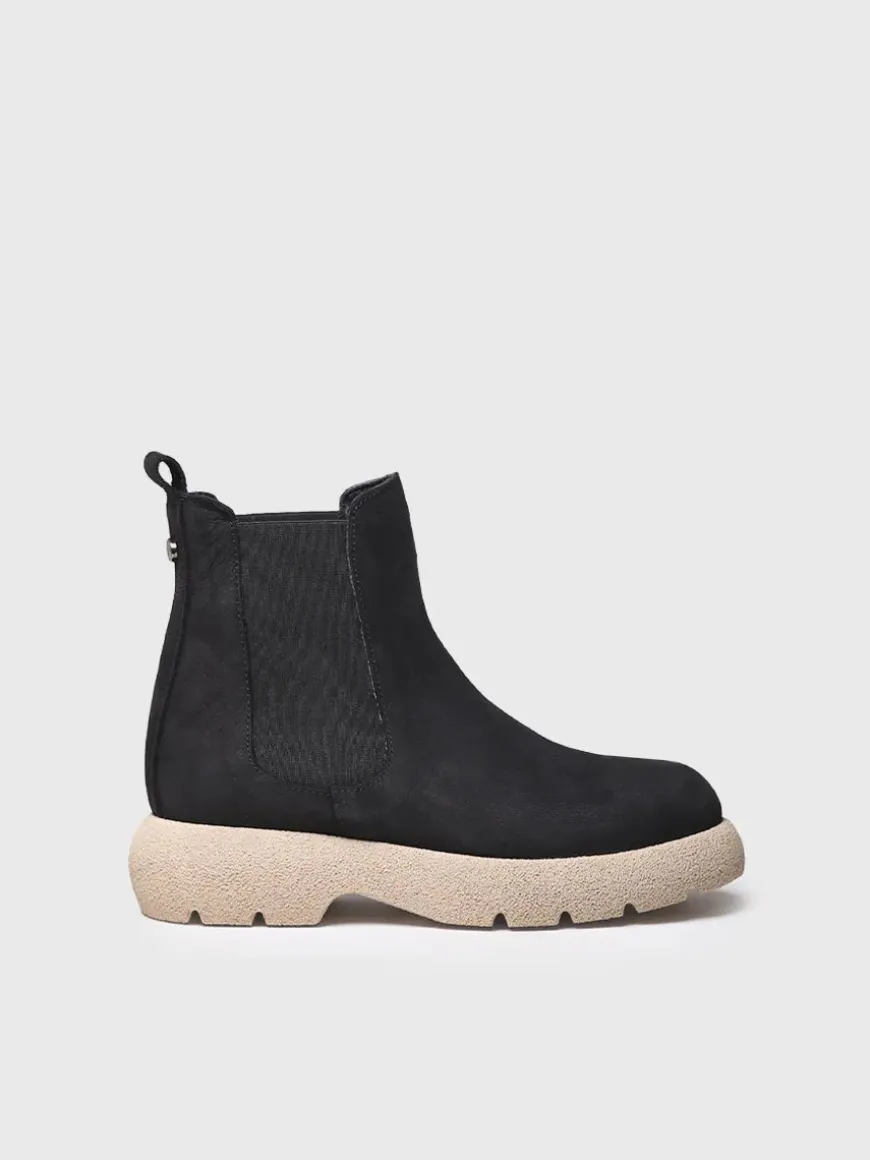 DAVINIA - Suede leather boot for women