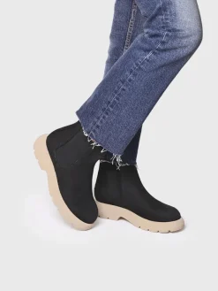 DAVINIA - Suede leather boot for women
