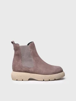 DAVINIA - Suede leather boot for women