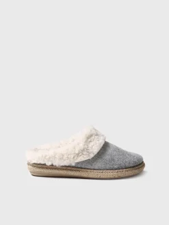 DELI-BF - Women's Slippers in felt and Sheepskin