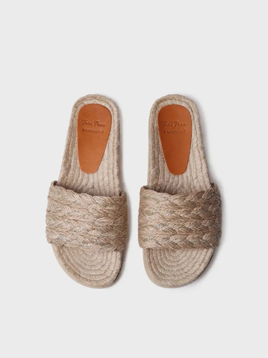 DELTA-PH - Open women's sandal in jute