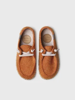 DEMI-FP - Women's slipper in felt with laces