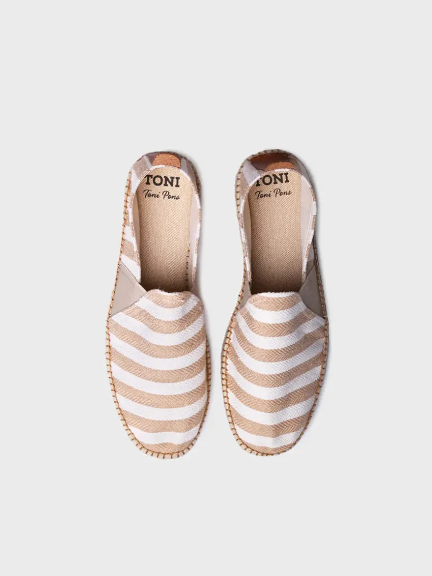 DUSTIN - Men's espadrilles in striped fabric