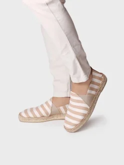 DUSTIN - Men's espadrilles in striped fabric