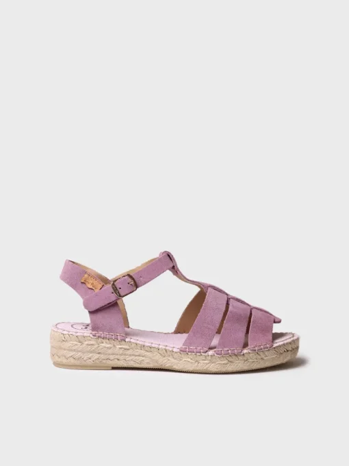 ELENA - Women's suede fisherman sandal