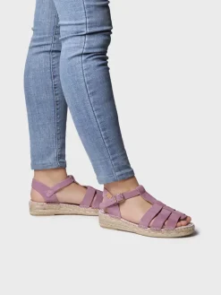 ELENA - Women's suede fisherman sandal