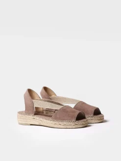 ELLA - Women's flat suede espadrilles