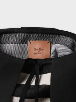 EMPORDANETA - Striped handbag for women - EMPORDANETA