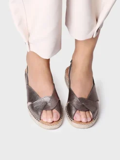 ENOLA-P - Espadrilles for women in leather