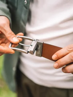 ESTANIS - Men's leather belt